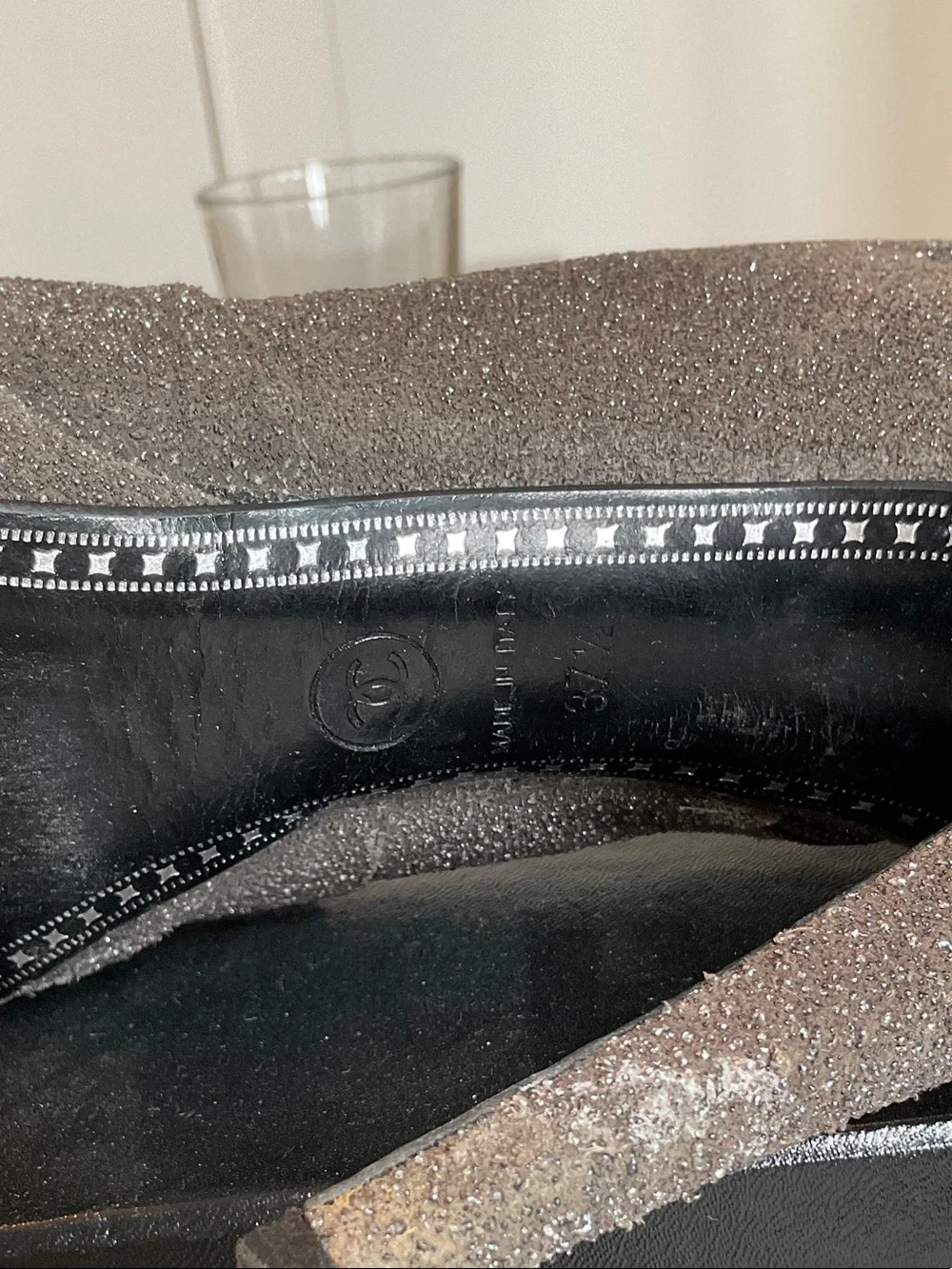 CHANEL sparkling gray